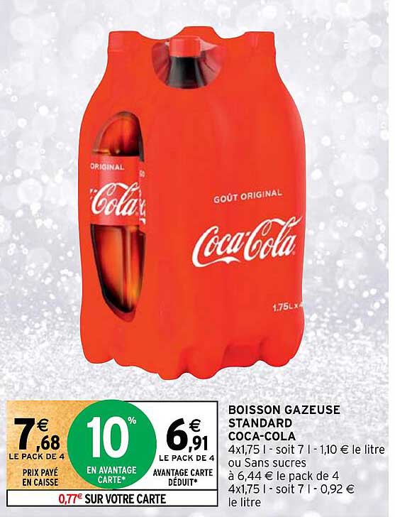 boisson gazeuse standard coca-cola