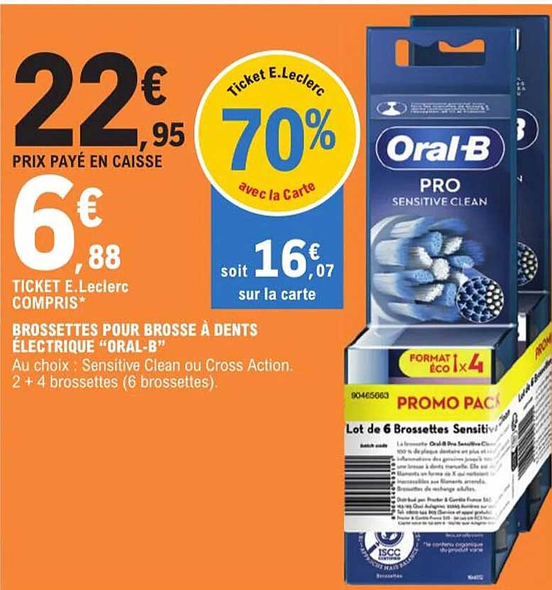 brossettes pour brosse à dents électrique "oral-b"