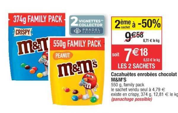 Cacahuètes Enrobées Chocolat M&m's