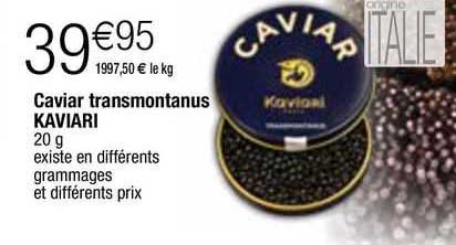 Caviar Trasmontanus Kaviari