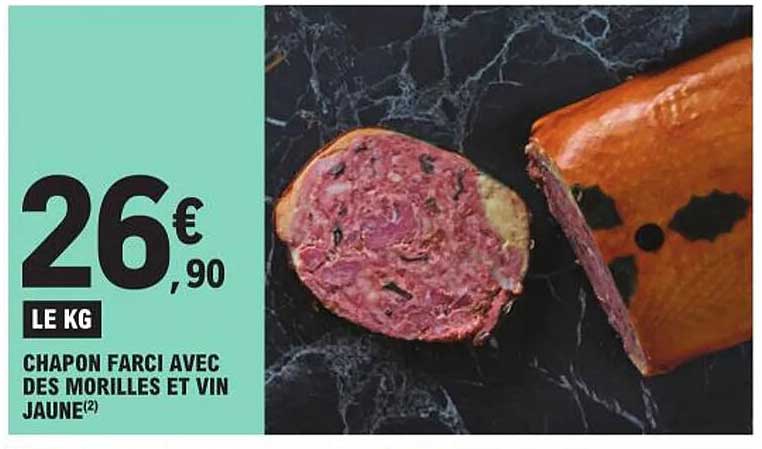 chapon farci avec des morilles et vin jaune