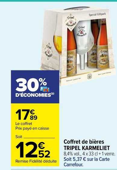 Coffre De Bières Tripel Karmeliet