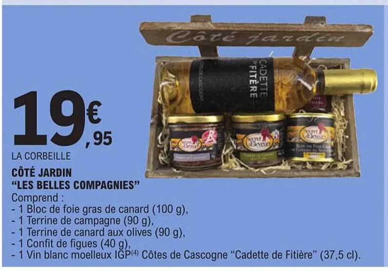 côté jardin "les belles compagnies"