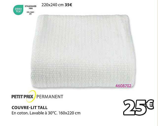 couvre-lit tall