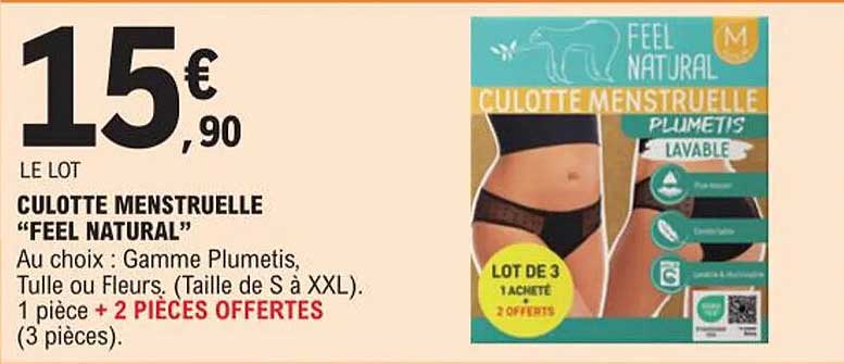 culotte menstruelle "feel natural"