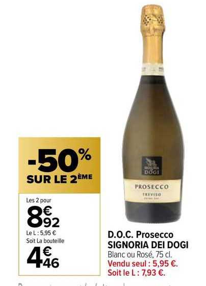 d.o.c. prosecco signoria dei dogi