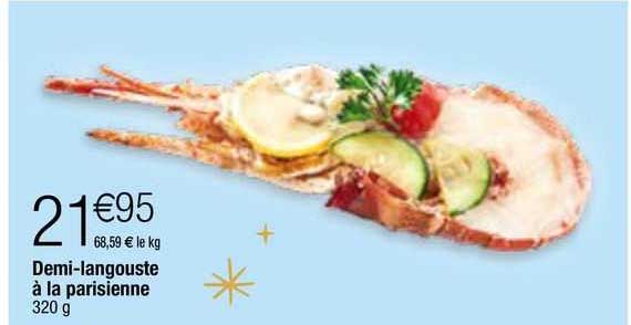 demi-langouste à la parisienne