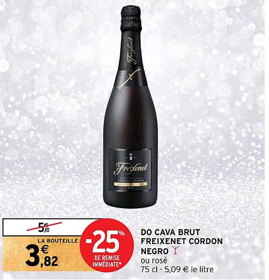 do cava brut freixenet cordon negro