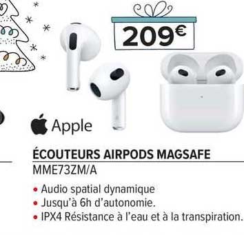 écouteurs Airpods Magsafe Apple