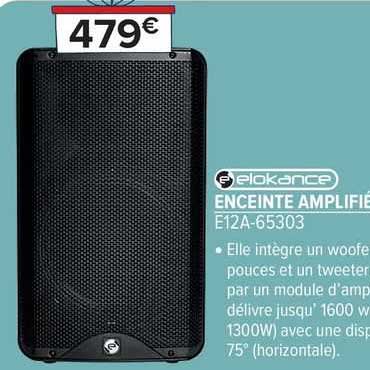 enceinte amplifiée elokance