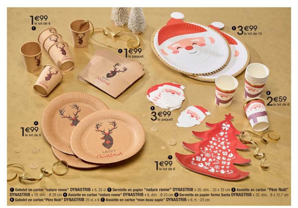 gobelet en carton "nature renne" dynastrib, serviette en papier "nature renne", assiette en carton "père noël", assiette en carton "nature renne", serviette en papier forme santa, gobelet en carton