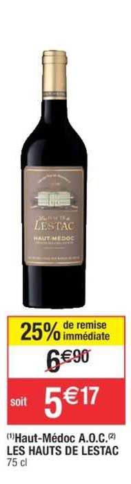 haut-médoc a.o.p. les hauts de lestac