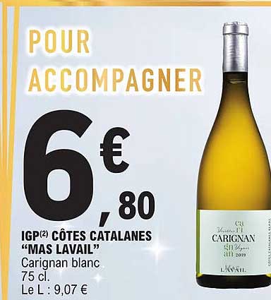 Igp Côtes Catalanes "mas Lavail"