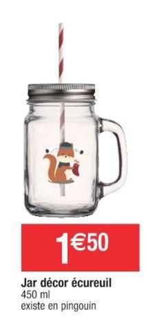 jar décor écureuil