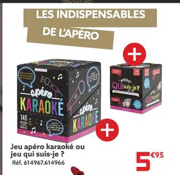 jeu apéro karaoké ou jeu qui suis-je ?