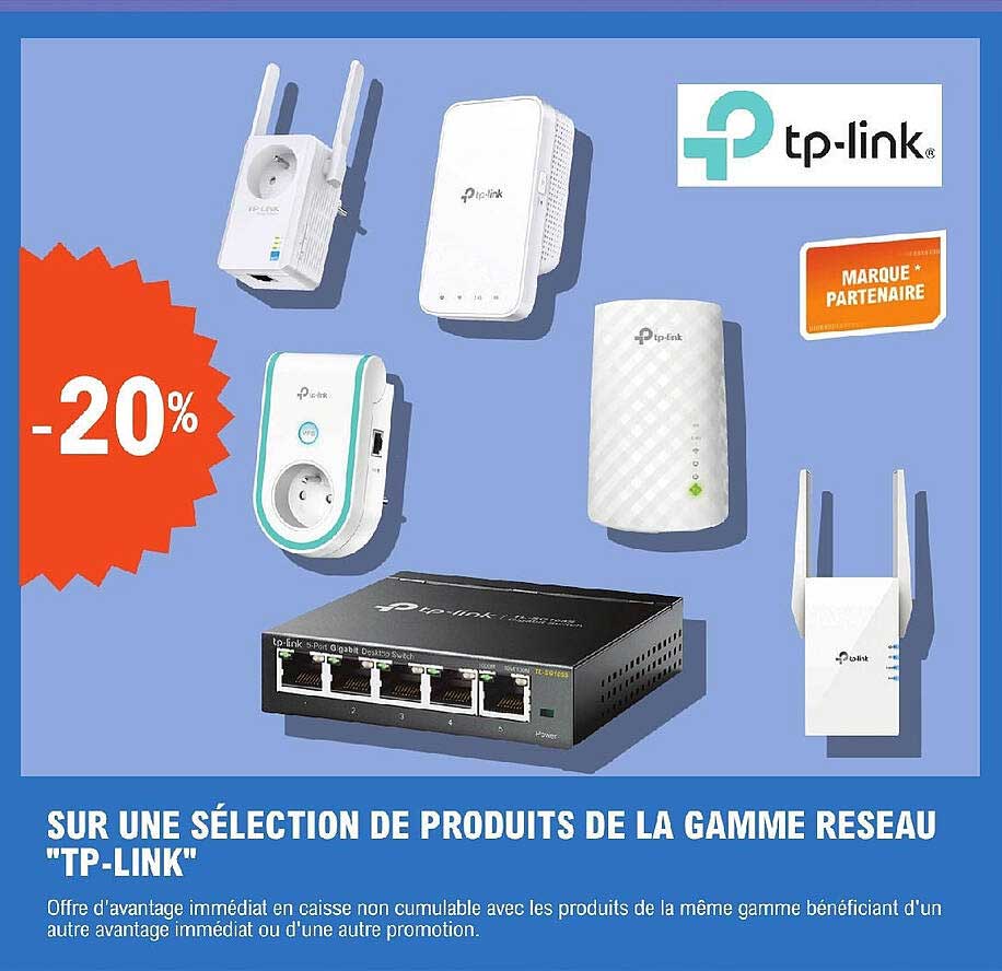 la gamme réseau "tp-link"