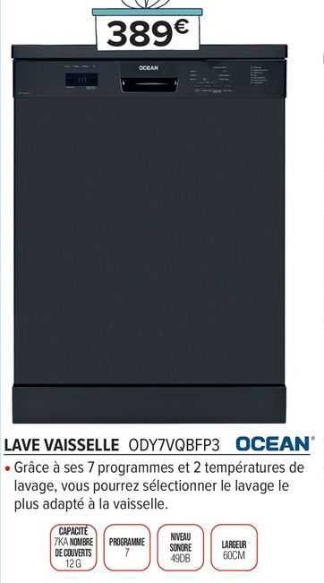 lave vaisselle océan