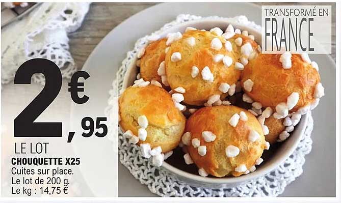 le lot chouquette x25