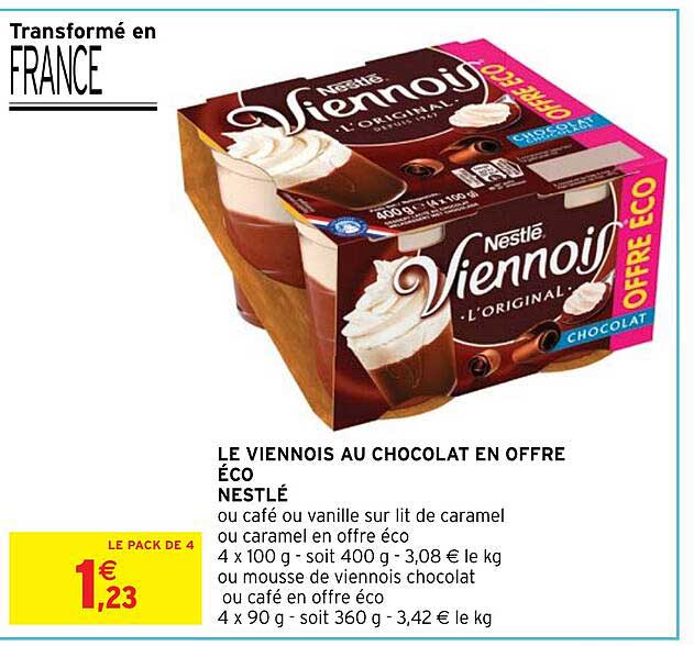 Le Viennois Au Chocolat En Offre éco Nestlé