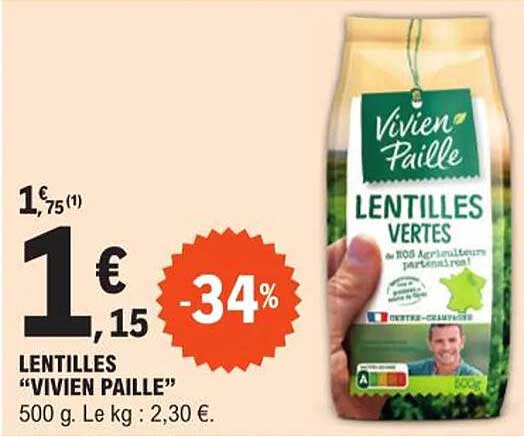 lentilles "vivien paille"