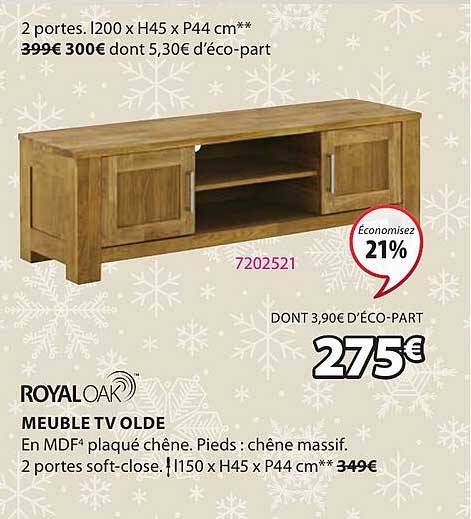 meuble tv olde royaloak