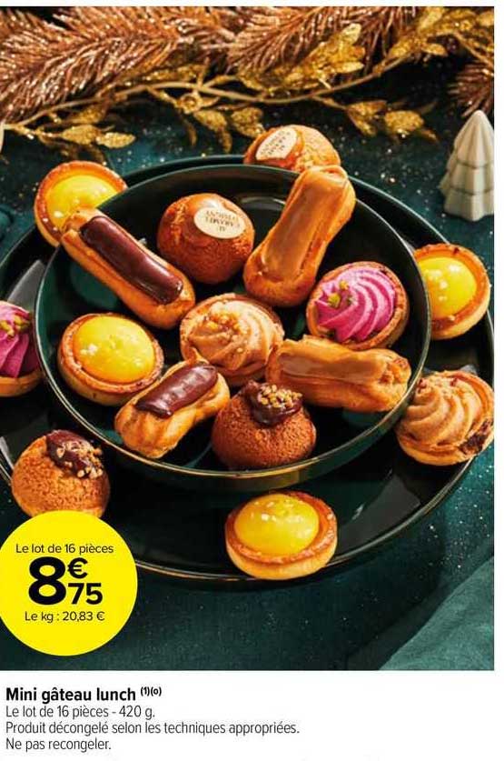 Mini Gateau Lunch