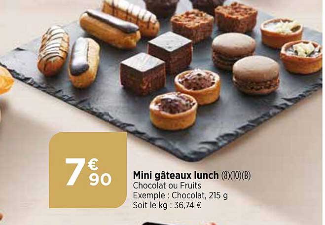 Mini Gâteaux Lunch