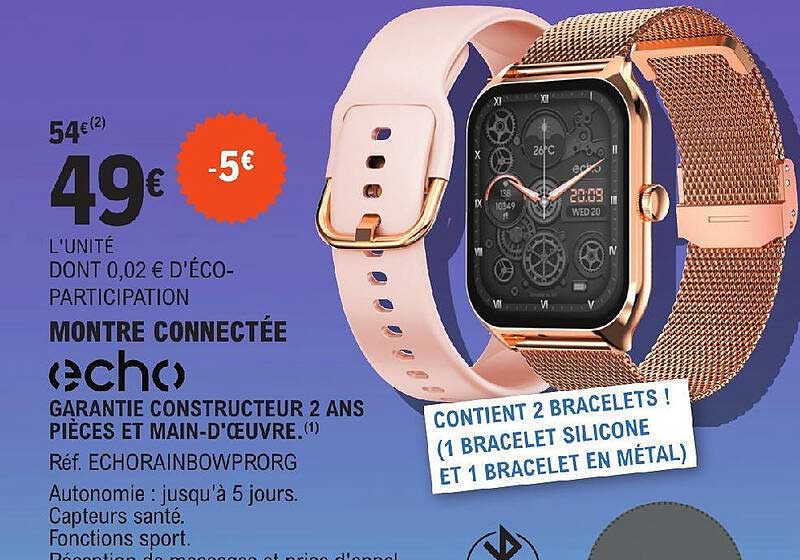Montre Connectée Echo