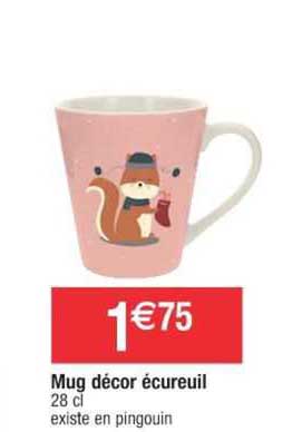 Mug Décor écureuil