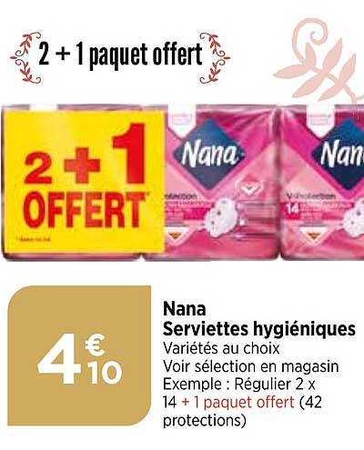Nana Serviettes Hygiéniques