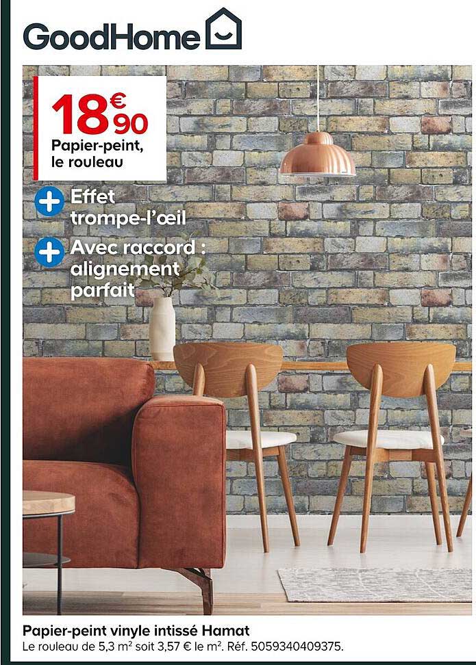 papier-peint vinyle intissé hamat