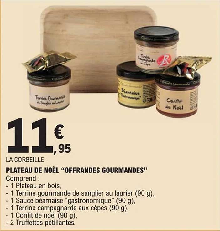 plateau de noël "offrandes gourmandes"