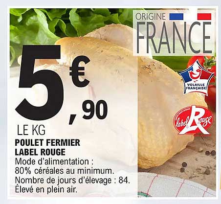 Poulet Fermier Label Rouge