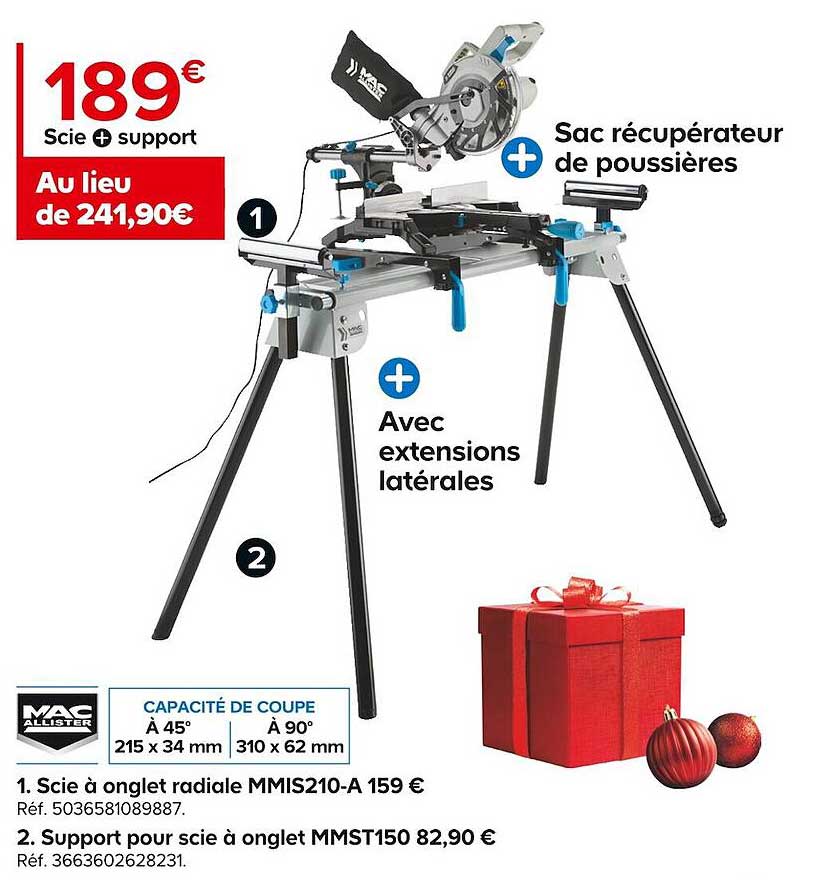 scie + support mac allister