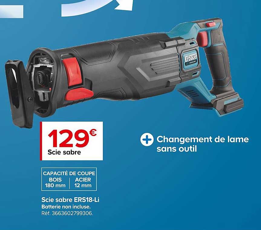 scie sabre ers18-li erbauer