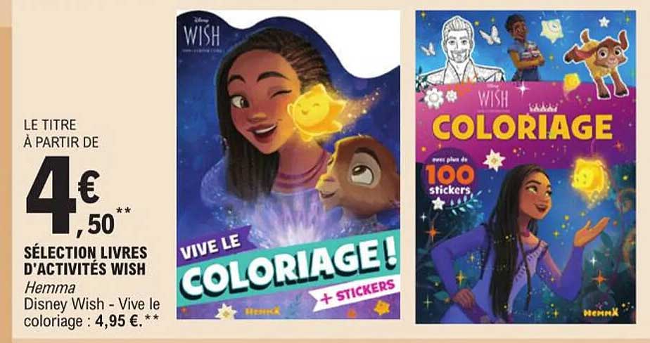 Sélection Livres D'activités Wish Hemma