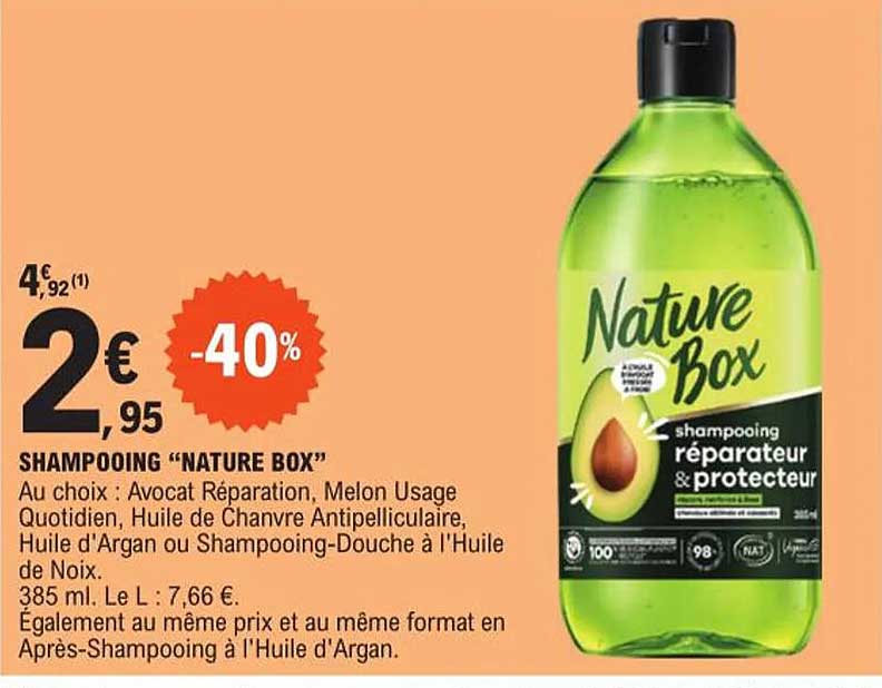 Shampooing "nature Box"