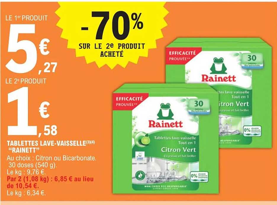 tablettes lave-vaisselle "rainett"