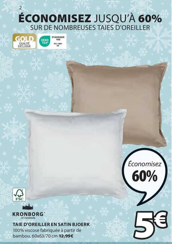 Taie D'oreiller En Satin Bjoerk Kronborg