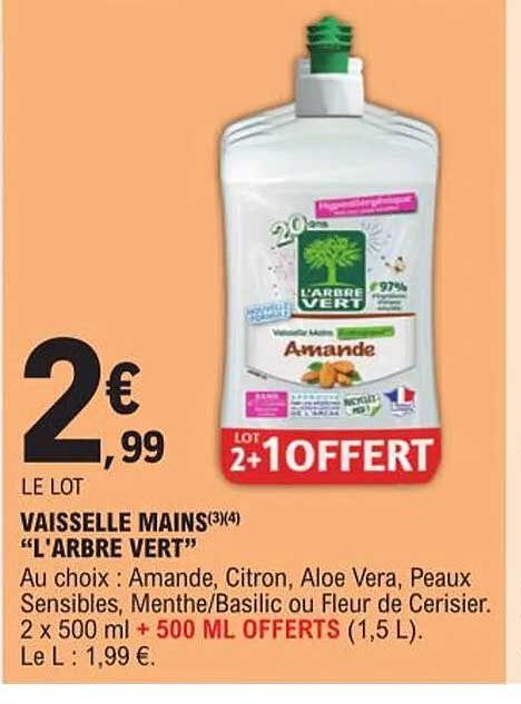 vaisselle mains "l'arbre vert"