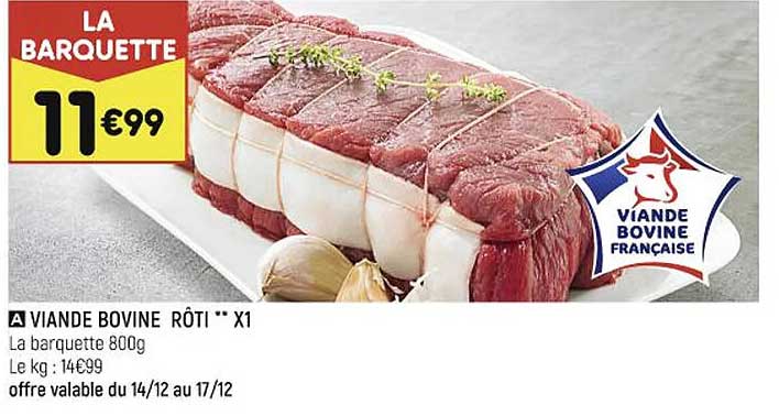 Viande Bovine Rôti X1