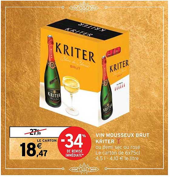 Vin Mousseux Brut Kriter