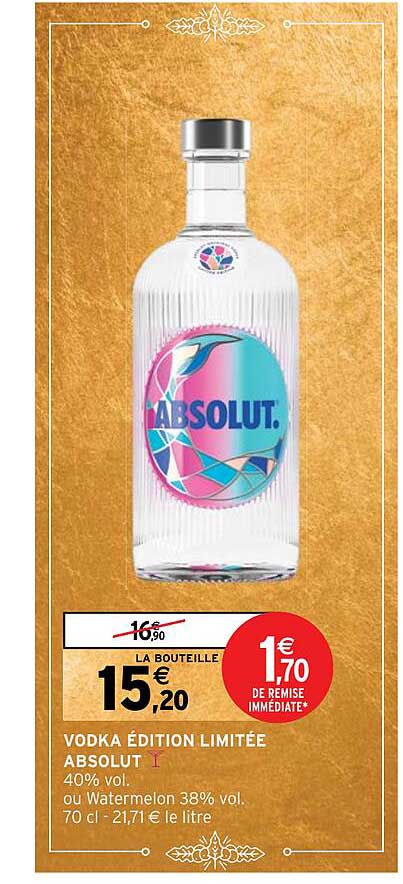 Vodka édition Limitée Absolut