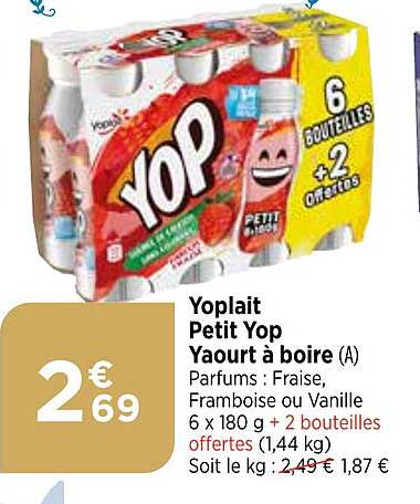 Yoplait Petit Yop Yaourt à Boire