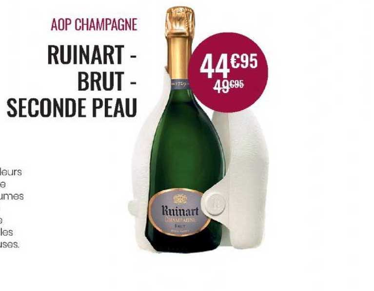 aop champagne ruinart brut seconde peau
