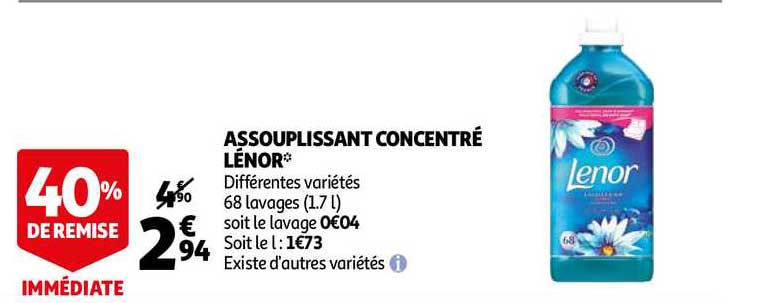 Assouplissant Concentré Lénor