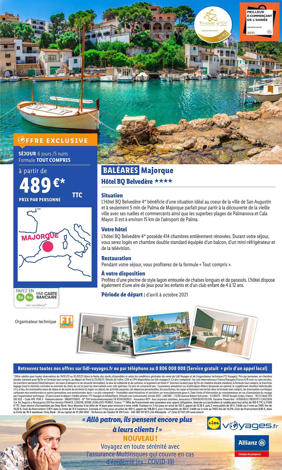 baleares majorque hôtel  belvedère