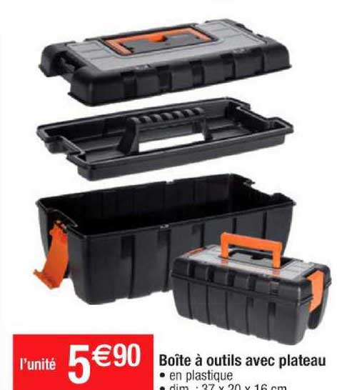 Boîte à Outils Avec Plateau