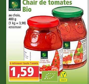 chair de tomates bio bio sonne