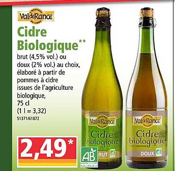 Cidre Biologique Val De Rance
